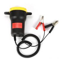 SKECTEN Ölabsaugpumpe 5W 3L/min 12V 70dB 127cm Saugschlauch 166,5cm Ablaufschlauch schwarz + gelb