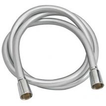 Laccio Doccia Flessibile In Pvc Con Doppio Attacco Conico Mod. Silver Cm 200 Il Flessibile