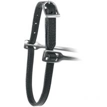 Lacciolini in cuoio regolabili con interno in nylon per speroni inglesi - Marrone scuro