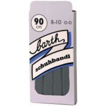 Lacet 150 cm, noir,plat (Par 6)