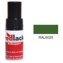 Farngrün RAL 6025 – Retuschierfläschchen mit Pinsel – 9 ml – Hochdeckend – Schnelltrocknend – Für Holz, Metall, PVC
