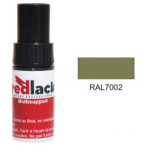 Lackstiftflasche Olivgrau ral 7002 Matt Mehrflächen Redlack