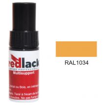 Lackstiftflasche Pastellgelb Ral 1034 Seidenmatt Mehrflächen Redlack