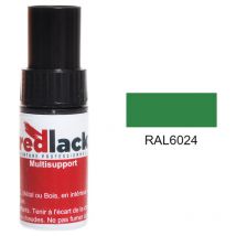 Redlack - Lackstiftflasche Verkehrsgrün ral 6024 Seidenmatt Mehrflächen