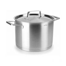 Edelstahltopf Mit Deckel, Inhalt 5,5 Liter, 22 Cm - Lacor