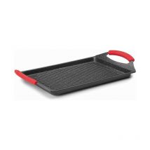 Lacor - Grillplatte Eco Stone - Schwarz, Aluminium [33 x 25 cm]