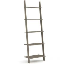 Core Products - Ladder Shelving Unit 5 Shelves Grey Corona Waxed Living Home Furniture Unit