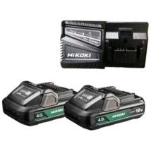 Hikoki 2 Akkus 18v 4,0 Ah Bsl1840m + Ladegerät Uc18yfsl