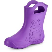 Ladeheid Eva Gummistiefel Damen Federleichte Wasserdichte Damenschuhe Regenschuhe La-ca-09 (lilla, 40/41 Eu)