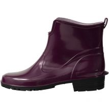 Ladeheid Gummistiefel Damen Kurz Wasserdicht Damenschuhe Elegant Und Bequem La-930 (weinrot/schwarz, 38 Eu)
