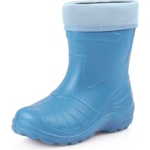 Ladeheid Gummistiefel Kinder Federleichte Und Wasserdichte Eva Thermo Regenstiefel Gummistiefel Gefüttert Kl050 (hellblau, 34 Eu)