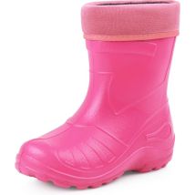 Ladeheid Gummistiefel Kinder Federleichte Und Wasserdichte Eva Thermo Regenstiefel Gummistiefel Gefüttert Kl050 (rosa, 34 Eu)