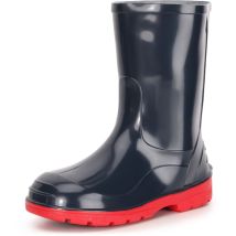 Ladeheid Gummistiefel Kinder Hohe Wasserdichte Regenstiefel Für Jungen Und Mädchen La-939 (dunkelblau/rot, 26 Eu)
