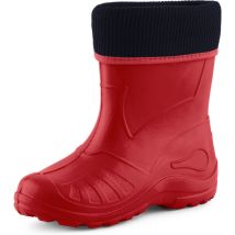 Ladeheid Kinder Mädchen Jungen Federleichte Eva Thermo Gummistiefel Gefüttert Kl058 (rot, 22 Eu)