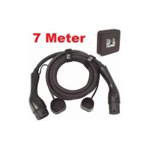Ladekabel 22 kW 7m für Elektroauto Hybrid pkw, Typ2 3-phas. Wallbox Gerät 55864