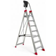 Scala in Alluminio a Forbice Lady Gradini Antiscivolo - Formato: 7 gradini