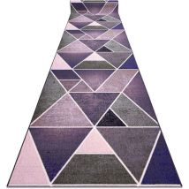 Läufer Antirutsch dreiecke Gummi violett 67 cm purple 67x900 cm
