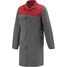 Blouse Cover Gris Charcoal / Rouge S
