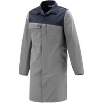 Blouse cover mineral gris / bleu marine s