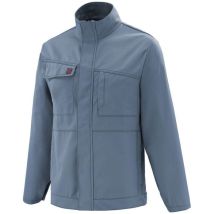 Blouson jaspe bleu metal s