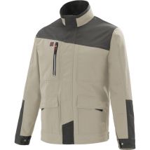 Blouson tool beige / gris charcoal m