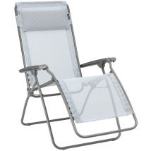 Lafuma Mobilier - Fauteuil Relax Jardin - Chaise Longue Zéro Gravité - Rclip - Batyline Iso - Bleu Ciel