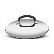 Coperchio in Vetro con Pomolo Centrale in Bakelite 24cm - Lagostina