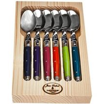 Jean Dubost Laguiole 97/13154 Londra - cucchiaini da tè (6 unità), Colori Assortiti