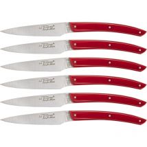 Laguiole Jean Dubost Messer Set 6 Tlg., Acrylic Red