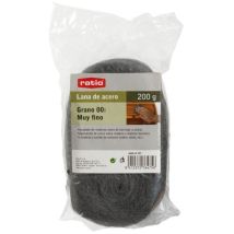 Laine d'acier RATIO – 200 g – Disque abrasif de ponceuse – Largeur, Grain, Quantité par pack, Matériau cible