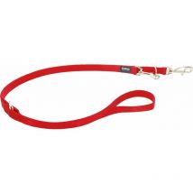 Laisse 3 positions Red Dingo Basic rouge Taille : T2
