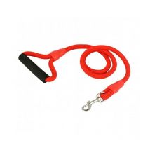 Mediawave Store - Laisse en corde art 0084 114 cm pour petits et moyens chiens avec mousqueton Couleur: Rouge
