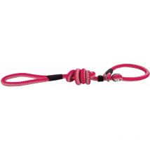 Laisse lasso corde fluo rose et fuchsia Taille : T3