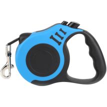 Decdeal - Laisse Pour Animaux De Compagnie Laisse Rétractable Automatique Laisse Pour Animaux De Compagnie En Nylon,bleu, 500 Cm