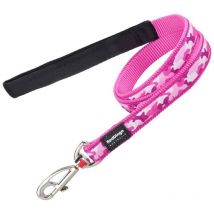 Laisse pour chien dog leash dingo fuchsia camouflage (1.2 x 120 cm)