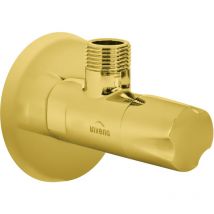 Laiton Or 1/2' x 1/2' Eau Tuyau Soupape Coupure Robinet