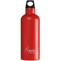 Laken Futura Thermo Borraccia, Bottiglia D'Acqua Isolamento Sottovuoto Acciaio Inossidabile, Bocca Stretta - 500 Ml Rosso