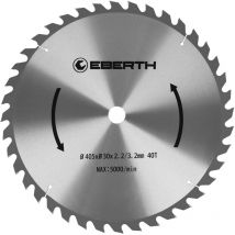 Lama Sega Circolare tct per Xilografie (405 x 3,2 x 30 mm, 40 Denti, Carburo di Tungsteno)