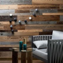 Lambris Bois Décoratif - Mur en Bois Vielli - Boite 0,8m² Antik