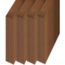 Lame bardage claire voie en pin sylvestre 250 x 4.5 cm Premium (Lot de 100) 11 m2