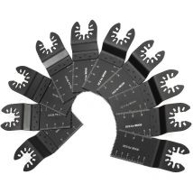 Lame d'accessoires pour outils électriques 10 pièces, ensemble de lames de scie au trésor universelles 10 pièces