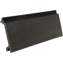 Lame bardage composite anth. 2.60 m aspect contemporain Anthracite