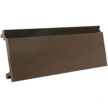 Lame bardage composite choc. 2.60 m aspect contemporain Chocolat