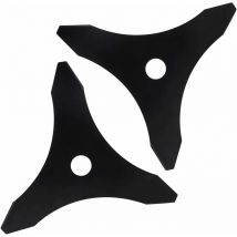 Ahlsen Lame de débroussailleuse universelle 3 dents pour Fresh Green sous croissance et tonte pour Stihl, Husqvarna, Mitox, Echo, Kawasaki et autres
