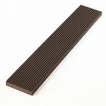 Green Outside - Lame de finition composite 2200x55x10mm pour terrasse & bardage Garantie 7 ans - coloris Chocolat