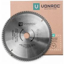 Lame Scie Universelle 254mm 80 Dents - Bois et Métal Précision - Vonroc