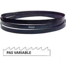 Lame de scie à ruban métal pae 2850 x 27 x 0,9 mm x 4/6 tpi pas variable - Bi-métal M42 - 73080502850 Hepyc