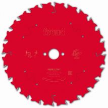 Freud - Hoja para sierra circular portátil Ø190 2,4/1,6 AL20 Z24 ba 15° - F03FS09714 -FR13W003H