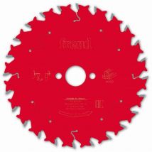 Freud - Hoja de sierra para sierra circular manual con cable/ sin cable Ø140 1,8/1,3 A20 Z24 ba 15° - F03FS09667 -FR04W001H