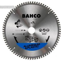 Lame de scie circulaire 216x30mm pour l'aluminium et plastique avec scies à onglets